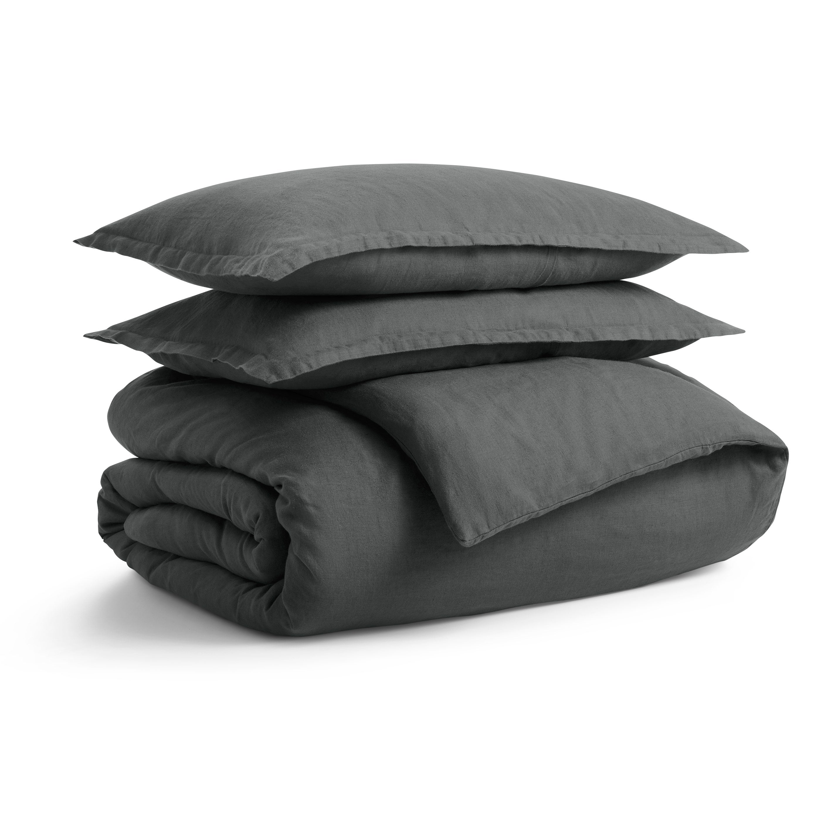 Blu Dot Stone Washed Linen Duvet Set - Image 3