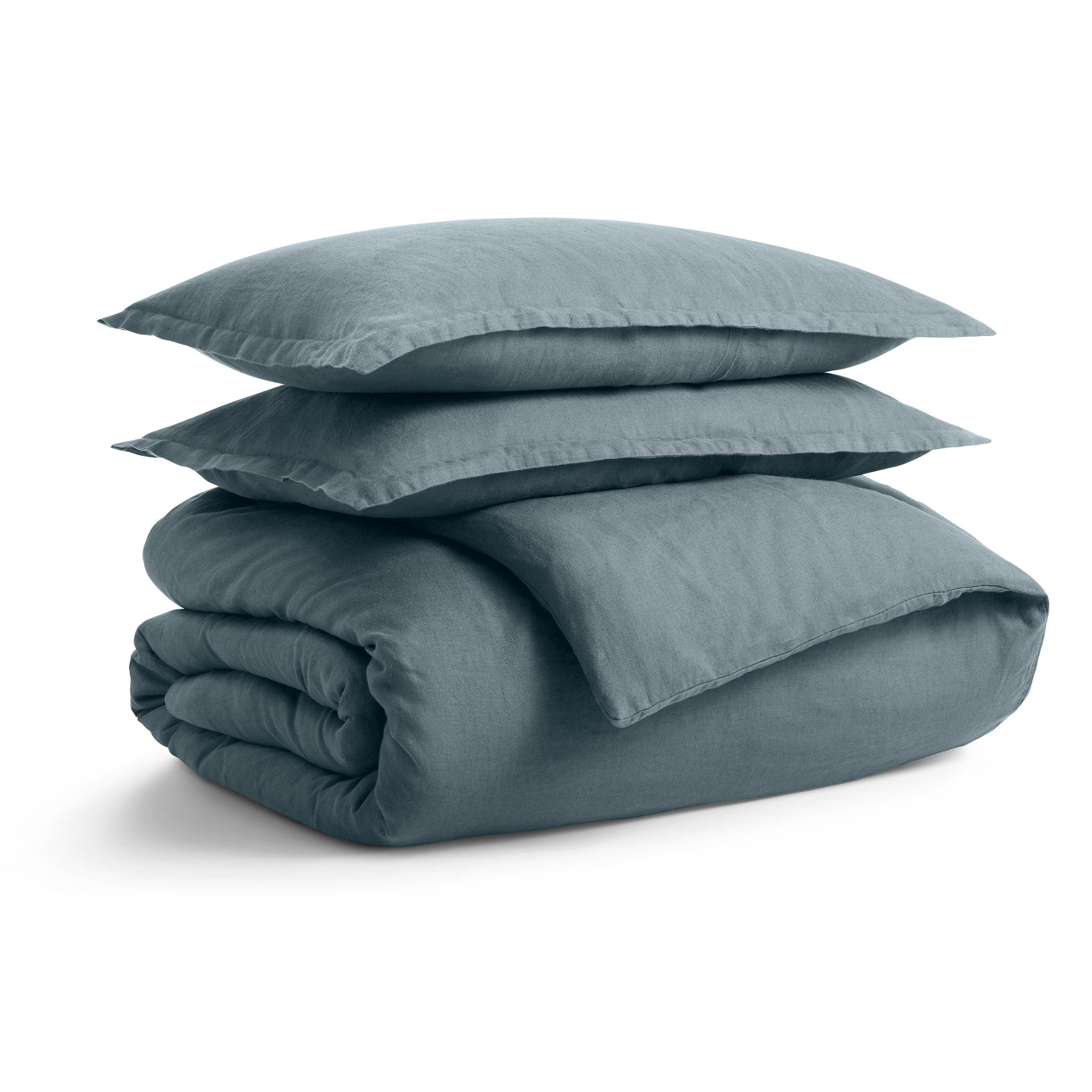 Blu Dot Stone Washed Linen Duvet Set - Image 9