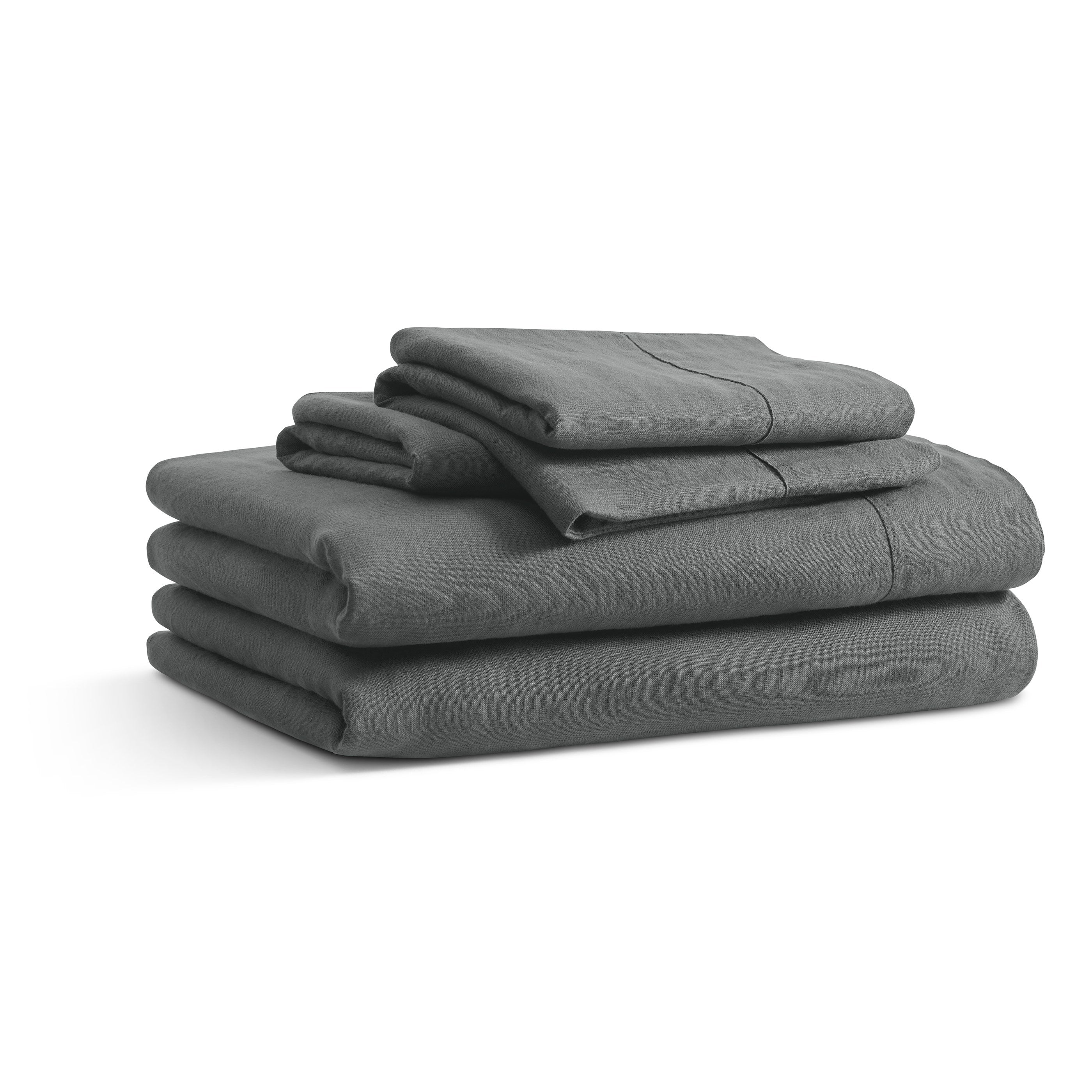 Blu Dot Stone Washed Linen Sheet Set - Image 16