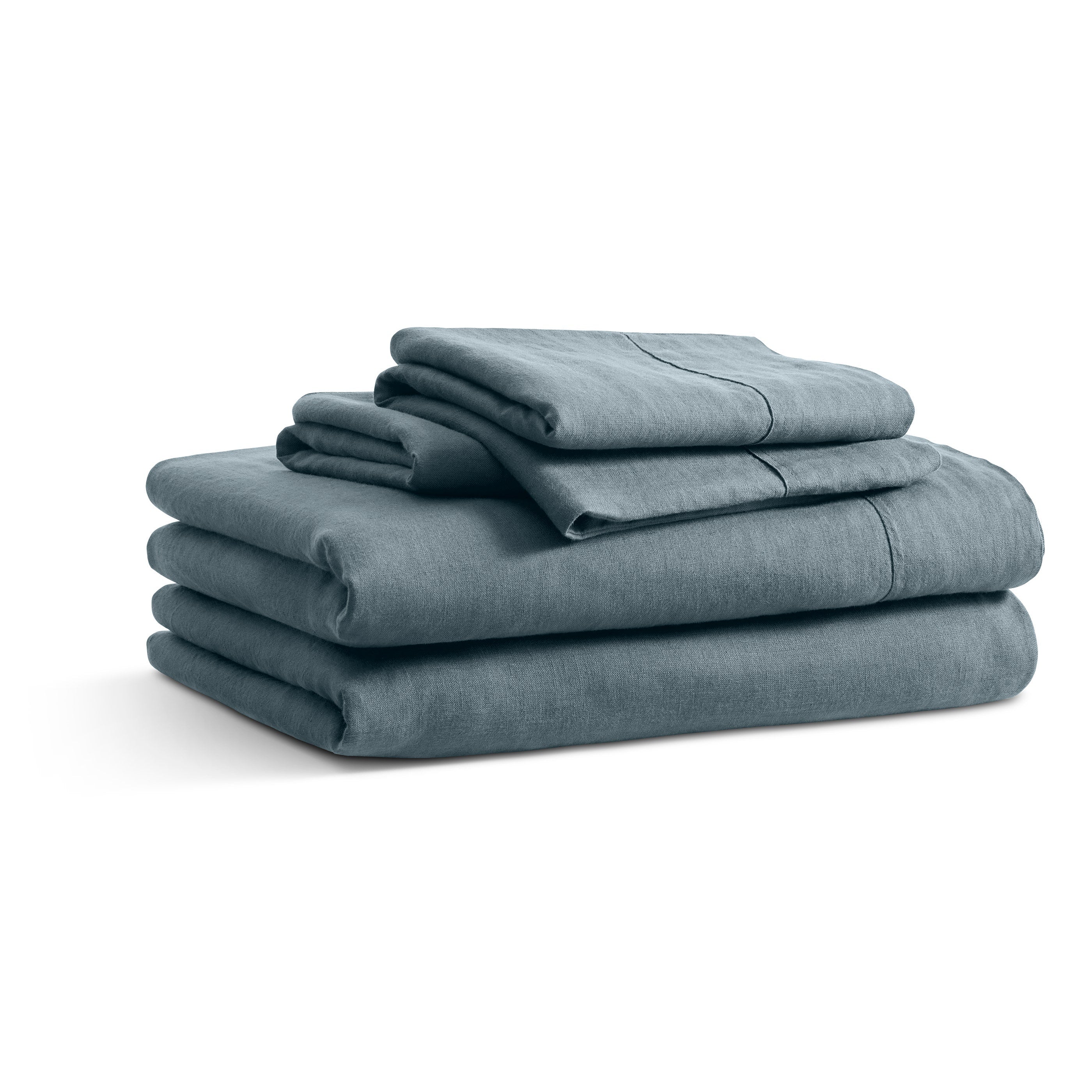 Blu Dot Stone Washed Linen Sheet Set - Image 8